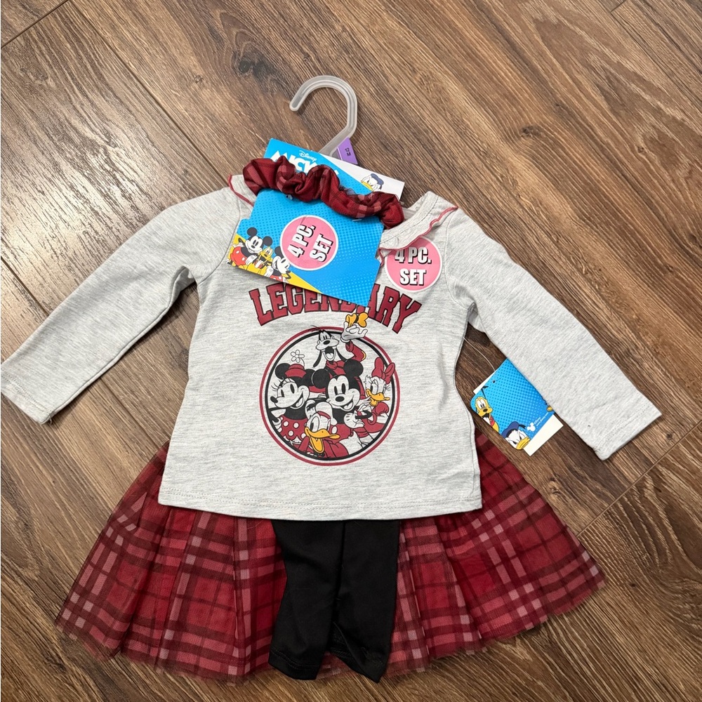 Toddler Mickey Mouse Legendary 4-Piece Outfit Set